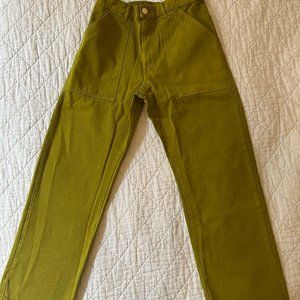 SAMPLE SALE Big Bud Press Olive Work Pants (mis-marked XS, measure M)